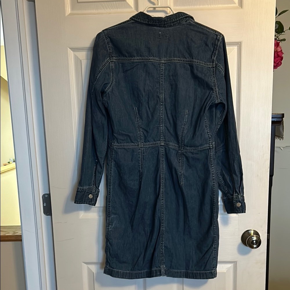 Denim Button-Up Dress - Picture 3 of 3